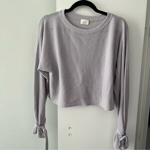 Lilac Aritzia Sweater with Bows